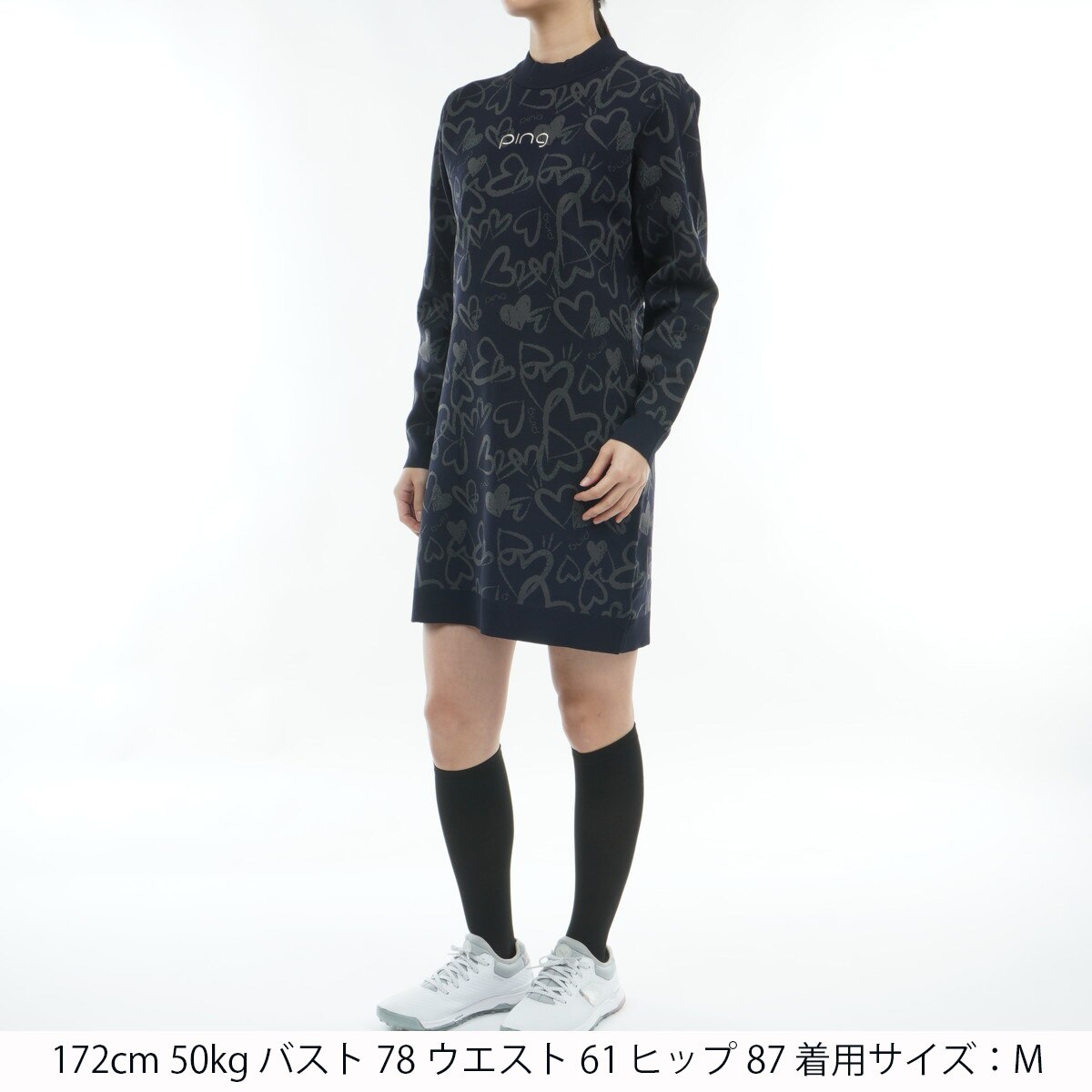 セール・アウトレット】ジャカードニットワンピース レディス