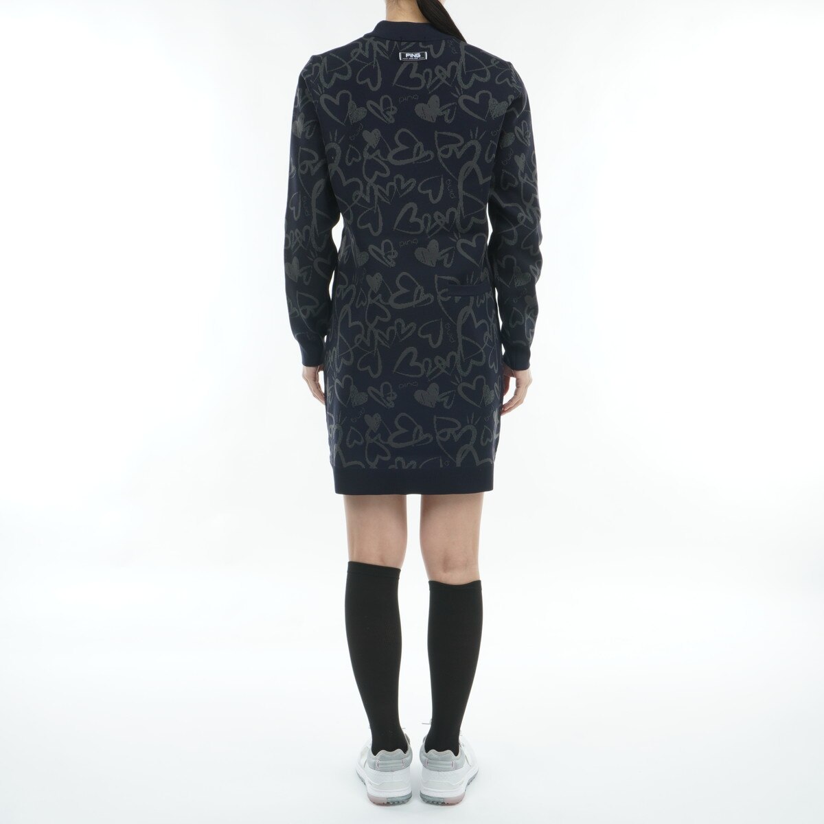 セール・アウトレット】ジャカードニットワンピース レディス