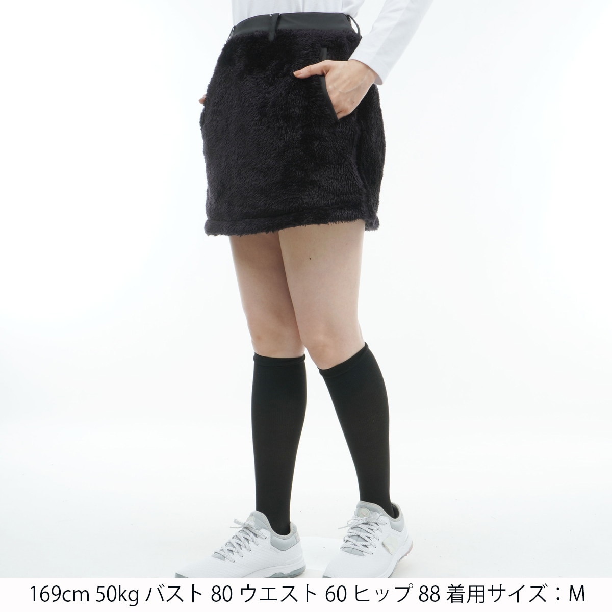 PGG フリーススカート　ゴルフ　レディース PING セール♪ ピンゴルフ レディース ストレッチ 部分プリーツ