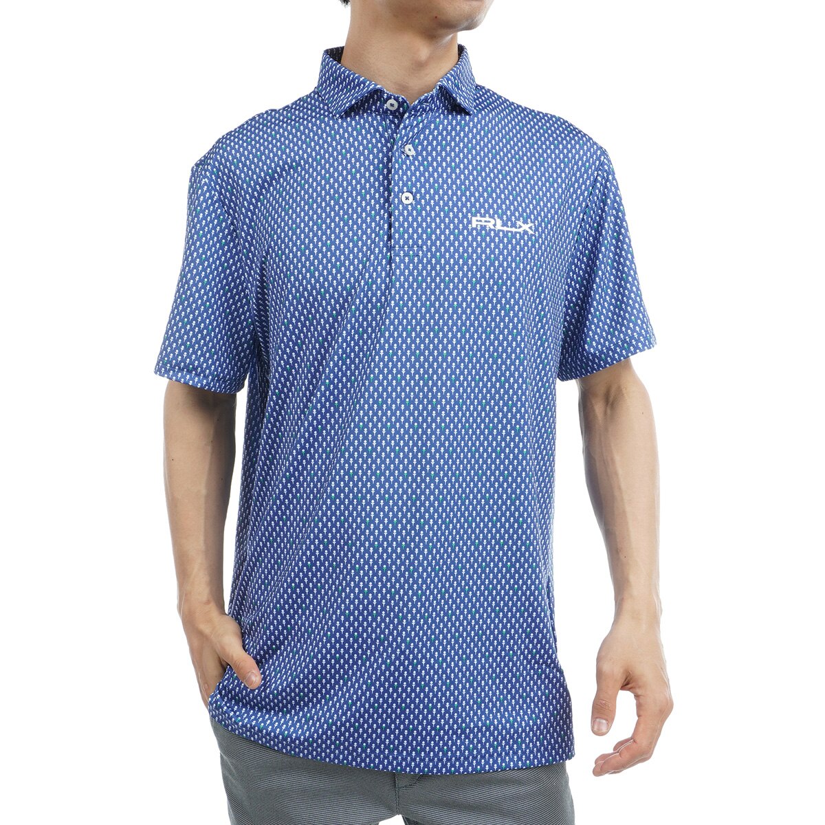 RLX プロフィット モノグラム 半袖ポロシャツ(半袖シャツ