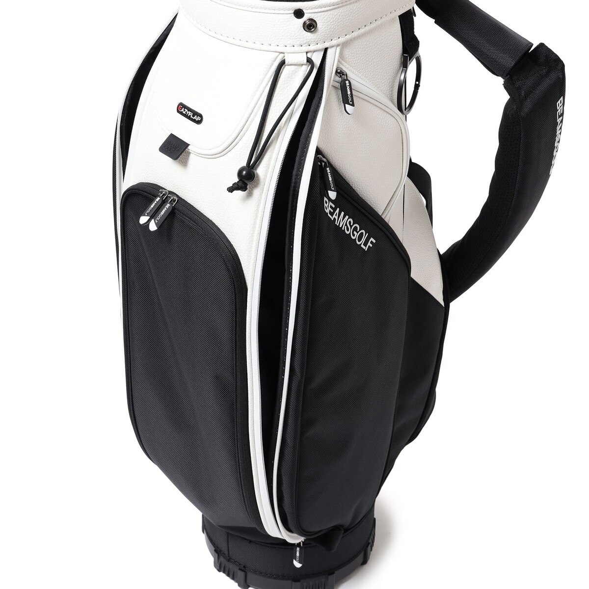 BEAMS GOLF バイカラー エイトハーフ キャディバッグ(【男性