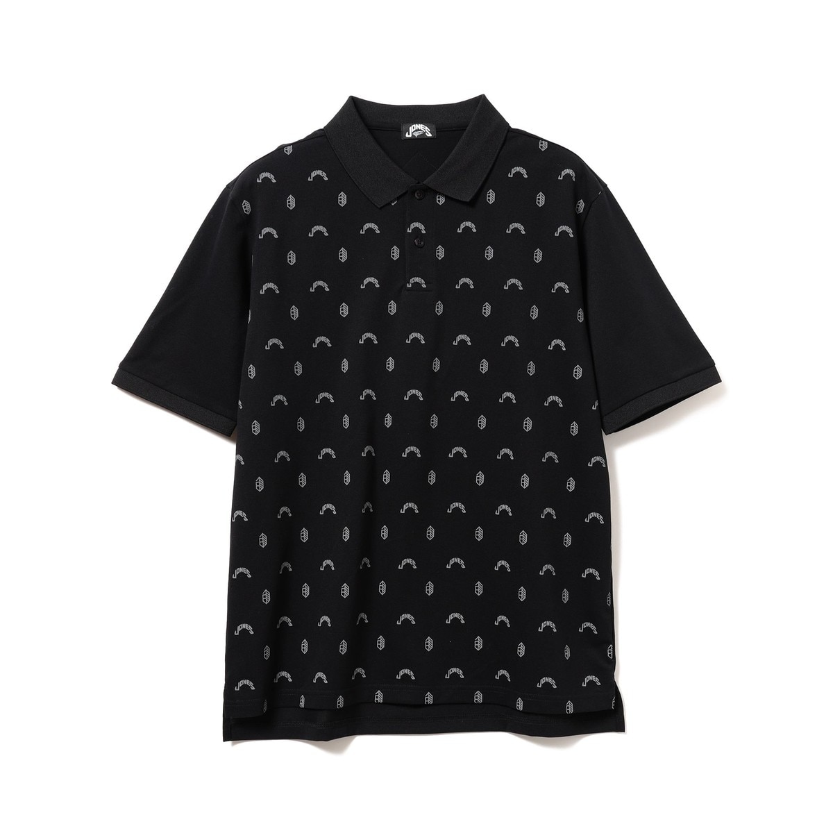 BEAMS - ★BEAMS GOLF★BTee 総柄 スクリプト ポロシャツ JONES × BEAMS GOLF 別注 フロント総柄 ポロシャツ(半袖シャツ