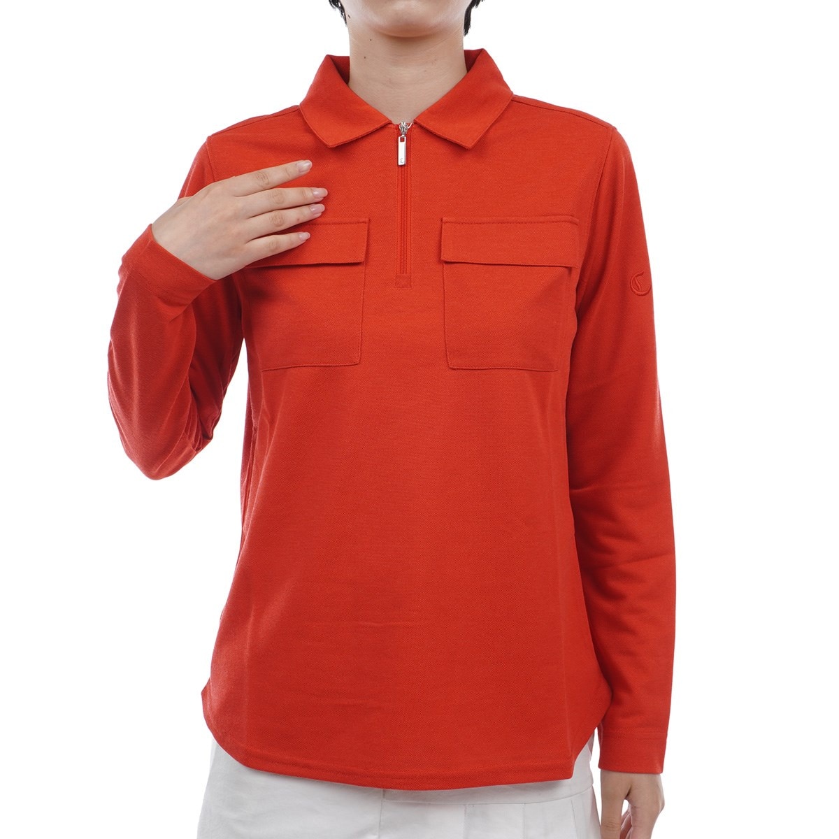 メランジ鹿の子 ハーフジップ長袖ポロシャツ レディス(長袖シャツ・ポロシャツ)|CALLAWAY RED LABEL(キャロウェイゴルフ)  R23233209の通販 GDOゴルフショップ(0000712401)