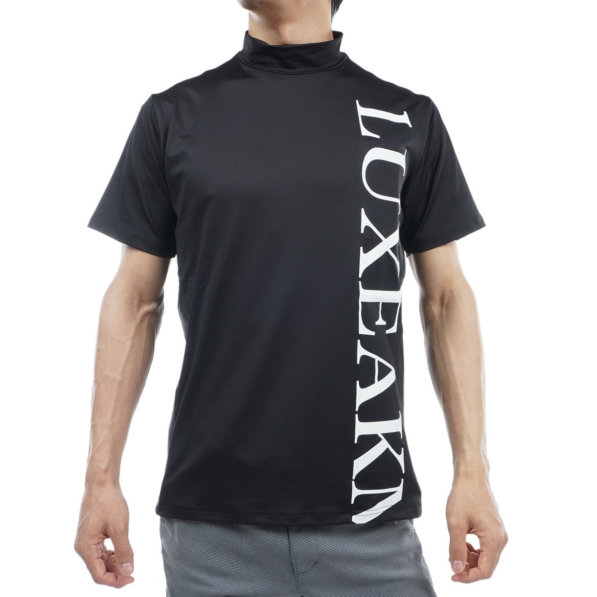 VERTICAL ロゴ モックネック半袖Tシャツ(半袖シャツ・ポロシャツ