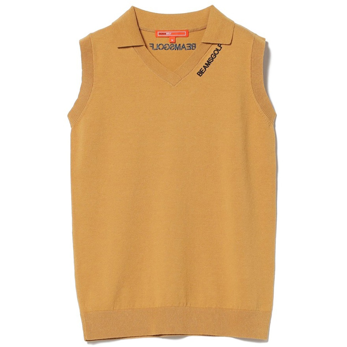 BEAMS GOLF ORANGE LABEL ノースリーブ ニット ポロシャツ レディス