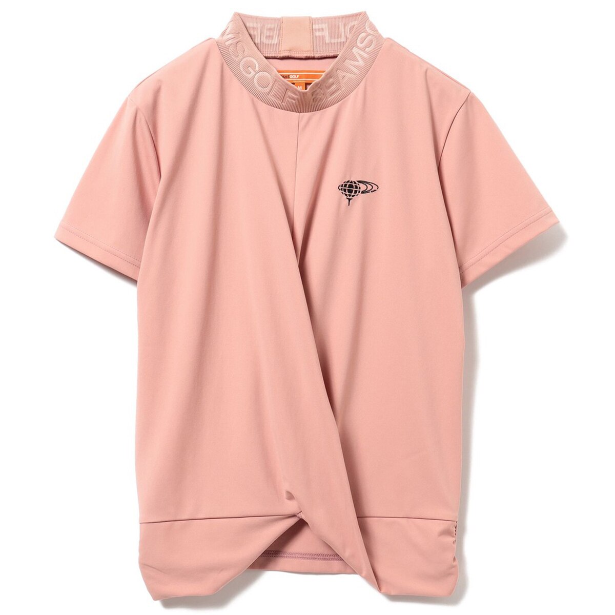 BEAMS GOLF ORANGE LABEL ドレープ モックネックシャツ レディス(半袖