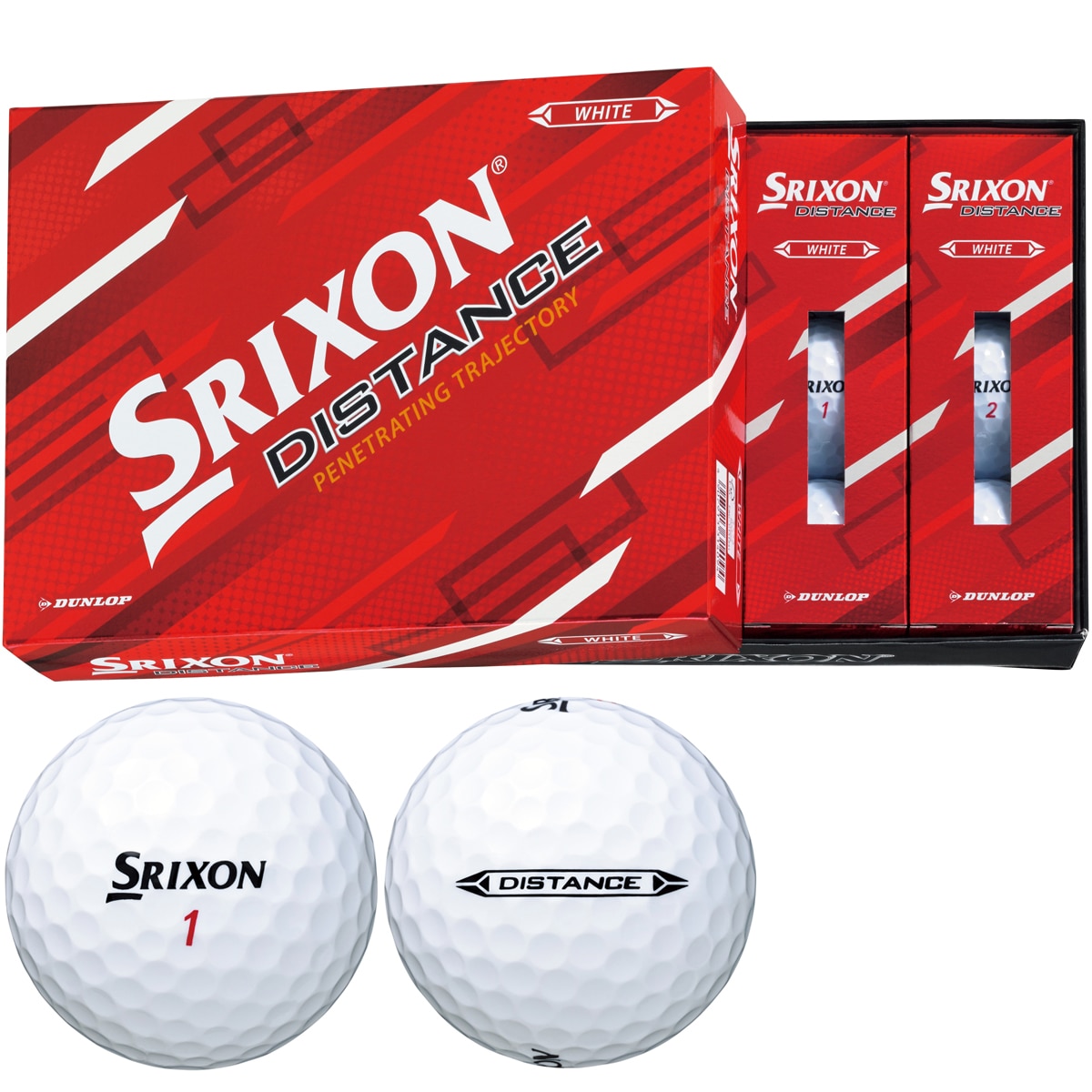 【冬バーゲン★特別送料無料！】 DISTANCE ボール 3ダースセット(ボール（新品）)|SRIXON その他