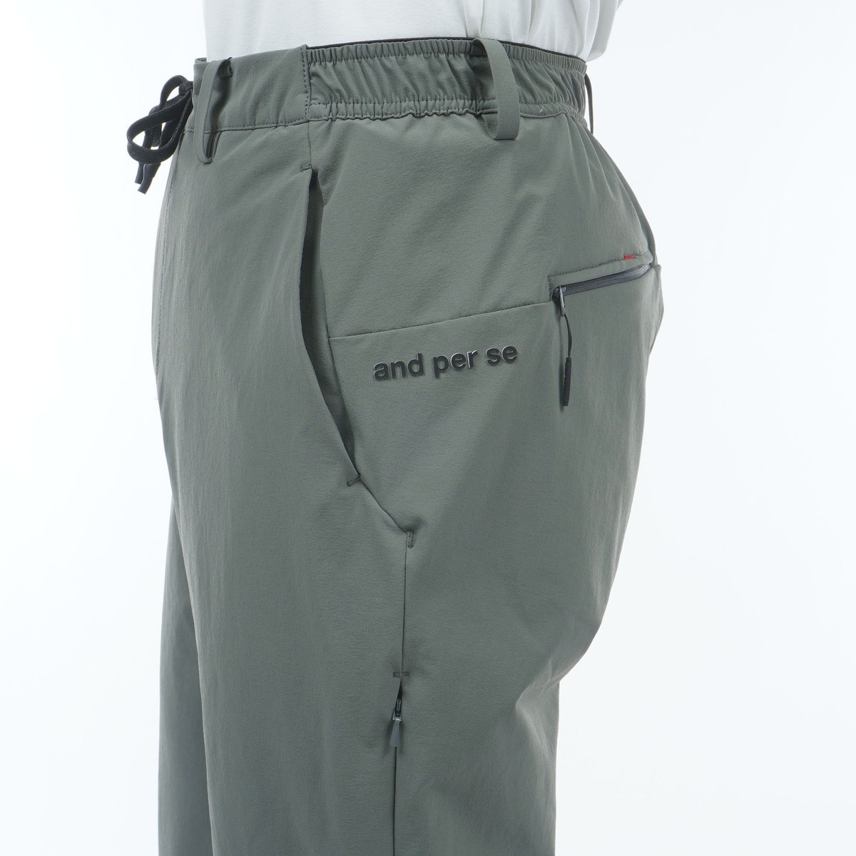 アンパスィ　and per se & GOLF　ストレッチ ターフマスター ストレッチ ターフマスター リラックスパンツ(ロングパンツ)|and per