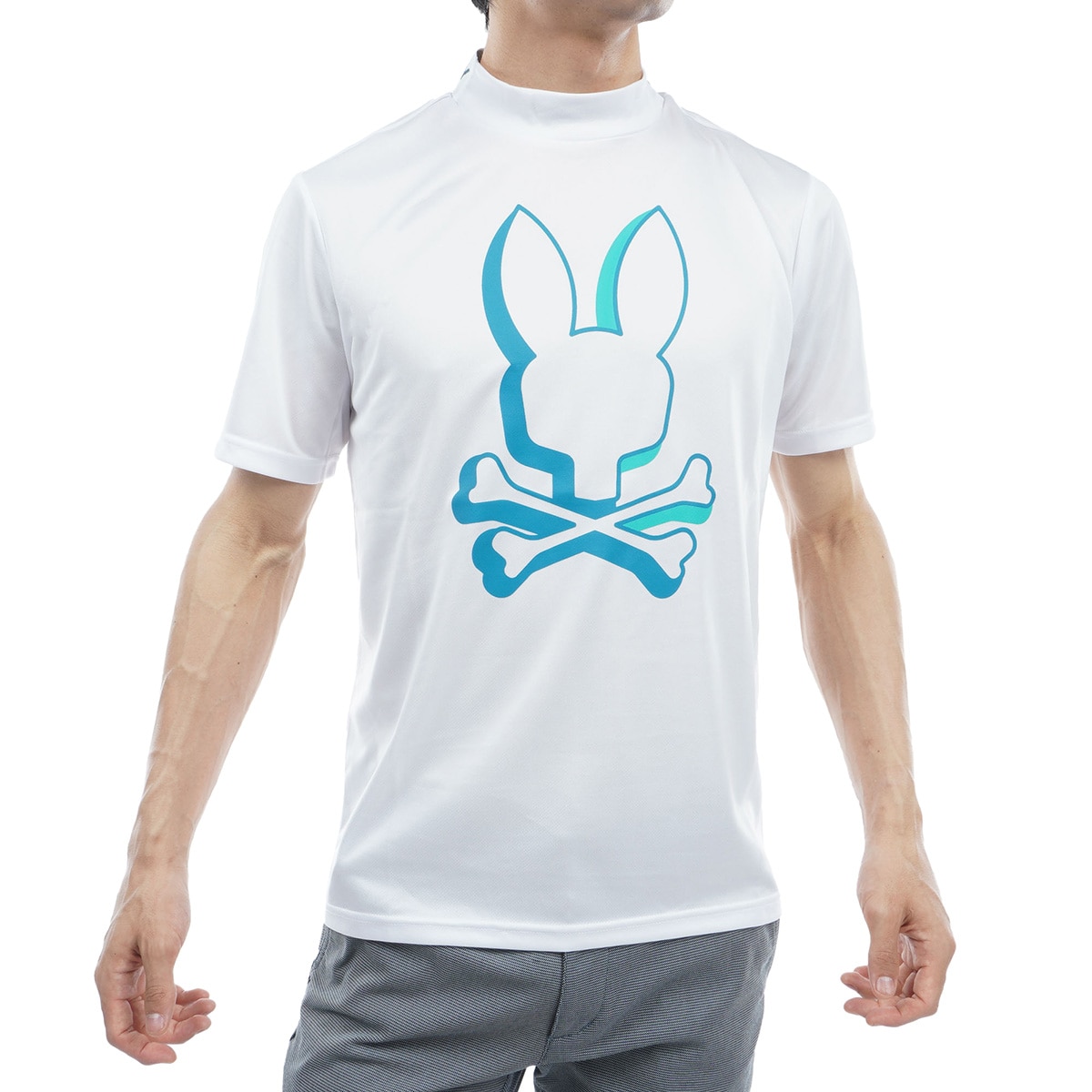 NEON BUNNY モックネック半袖Tシャツ(半袖シャツ・ポロシャツ)|PSYCHO