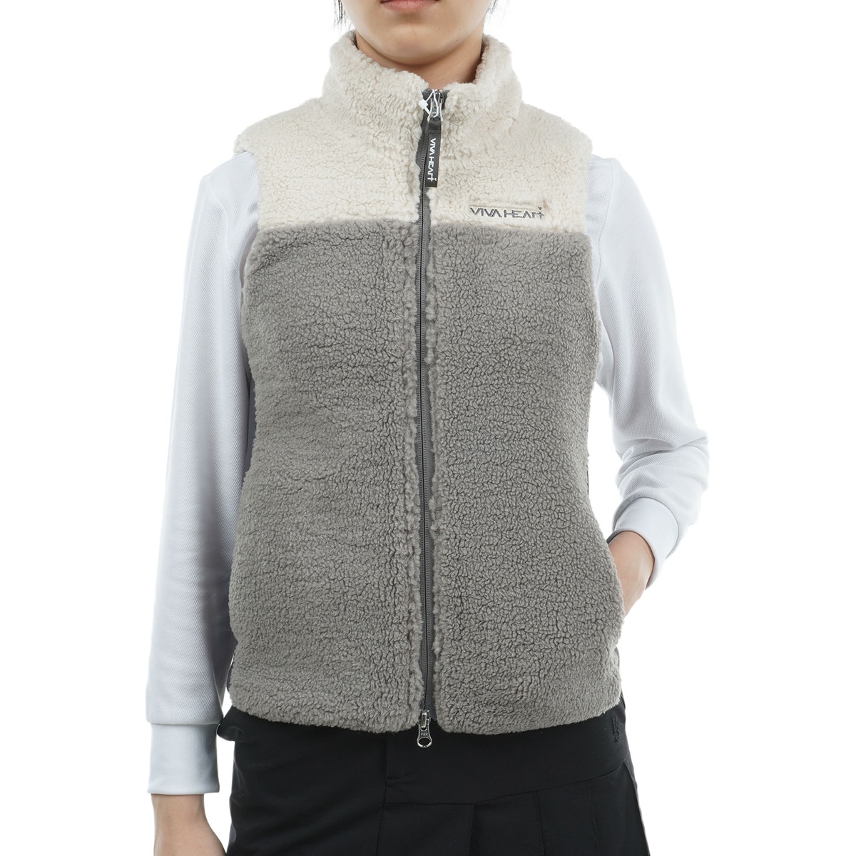 口コミ・評価｜ストレッチ ソフトシープボア バイカラーベスト（ベスト