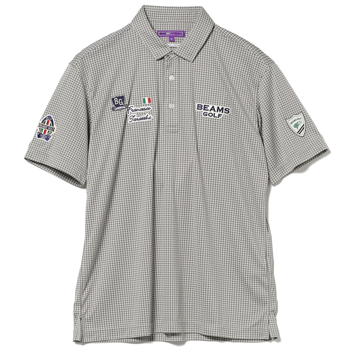 BEAMS GOLF PURPLE LABEL タラッティ ギンガムチェックシャツ(半袖