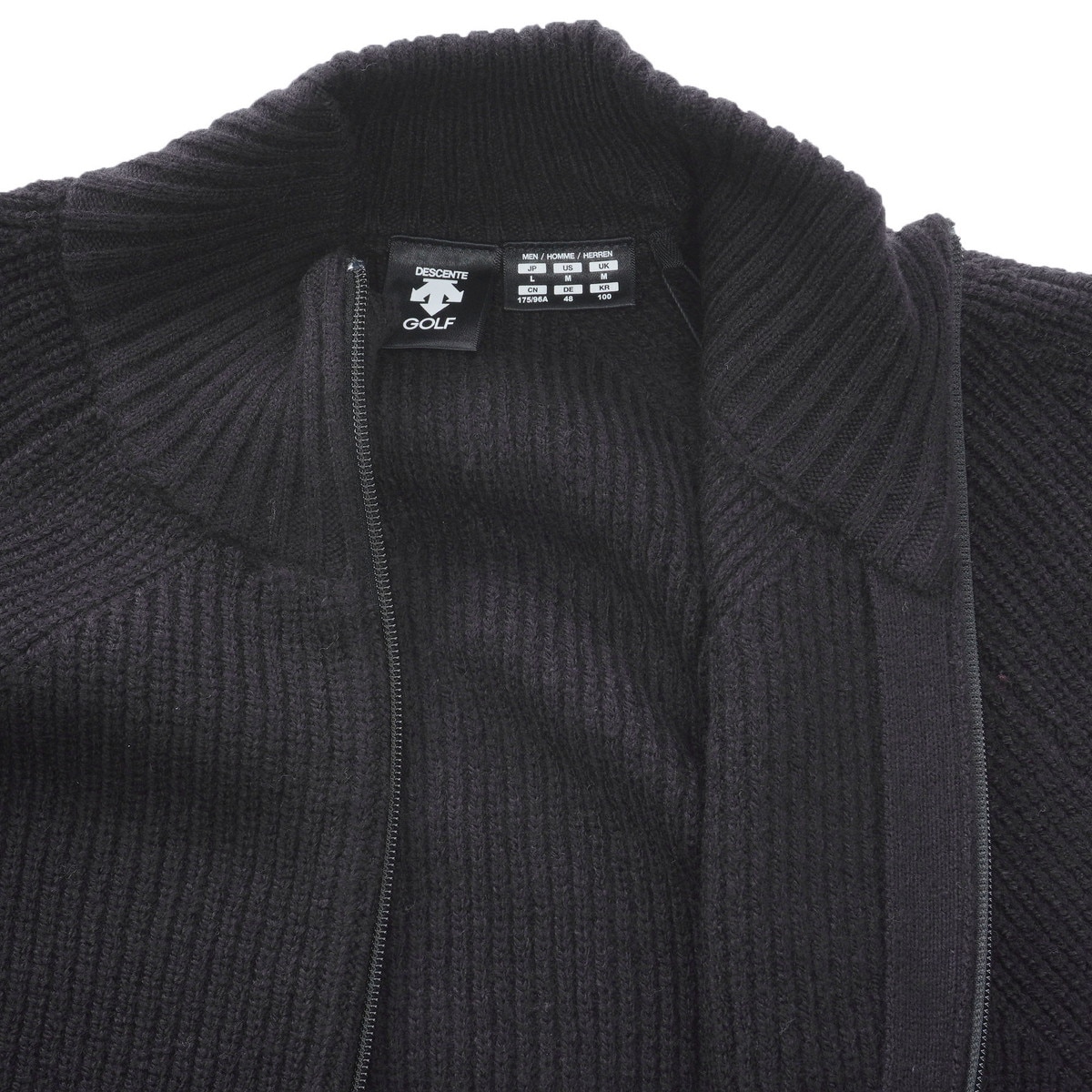 DSG COLLECTION フルジップセーター(中間着(セーター、トレーナー