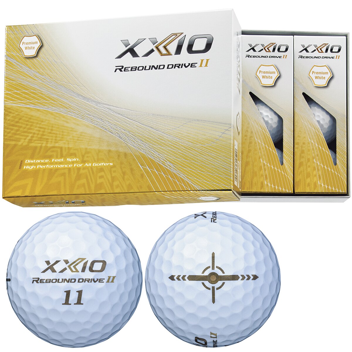 ゼクシオ リバウンド ドライブ II ボール(ボール（新品）)|XXIO