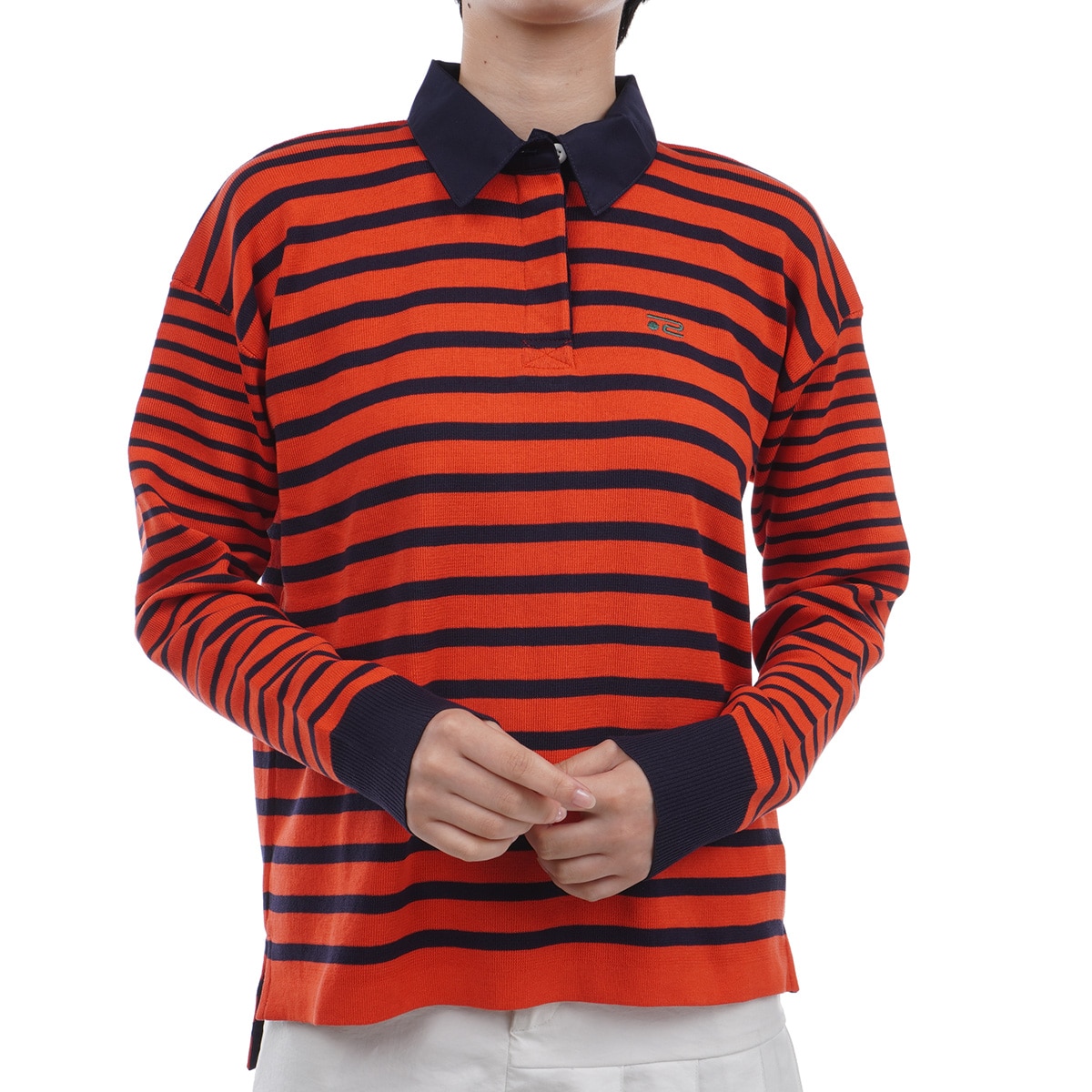 ROSASEN ニット長袖ラガーポロシャツ 【L】 ロサーセン ニット長袖ラガーシャツ 045-17812（イエロー