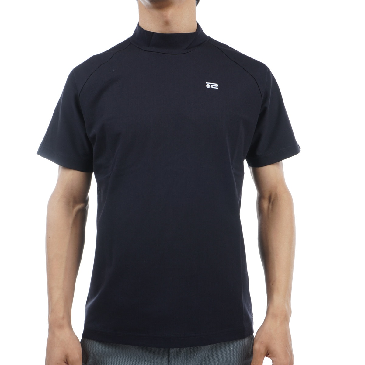 A-Line モックネックロゴ半袖Tシャツ(半袖シャツ・ポロシャツ)|ROSASEN