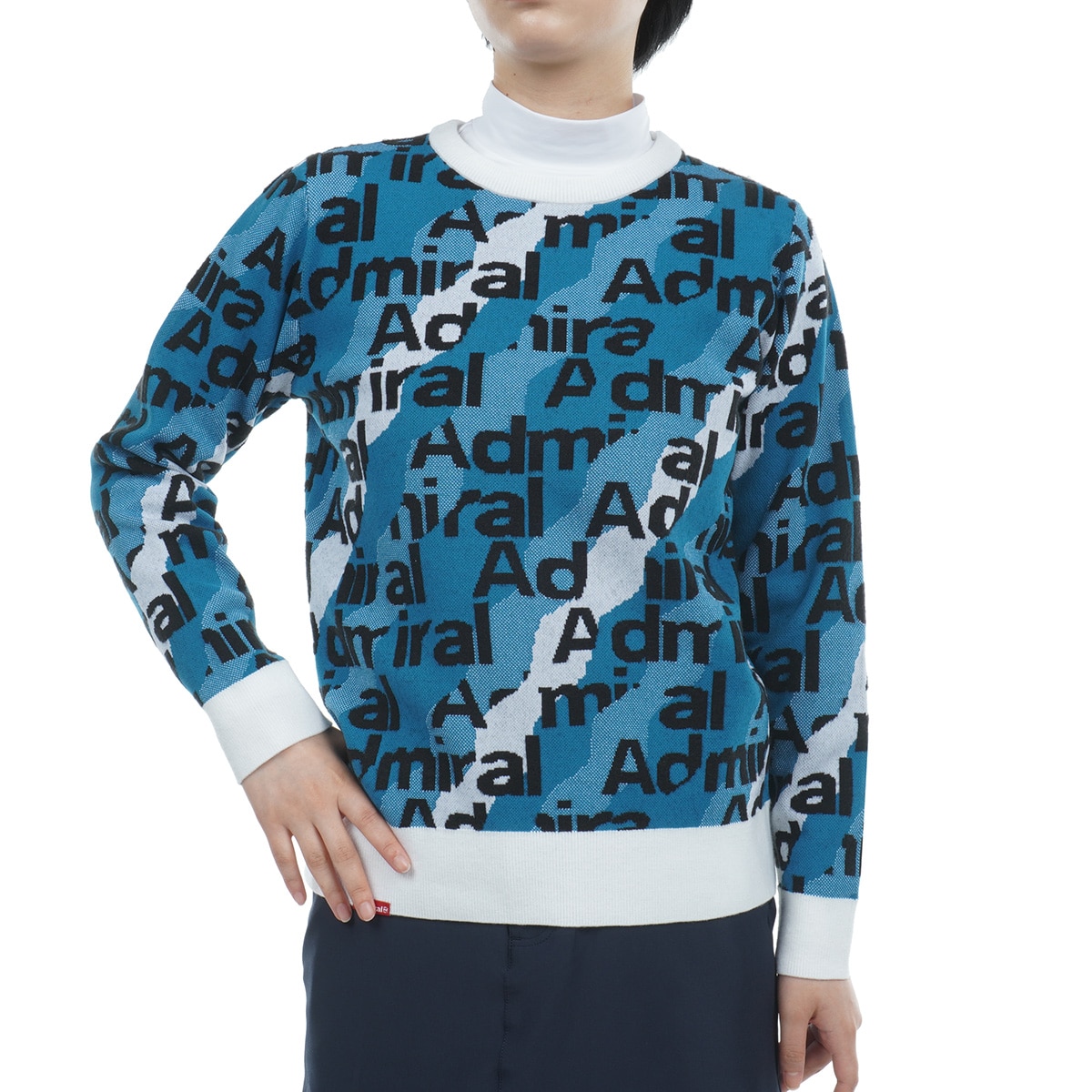 【新品】スコッティキャメロン　アドミラル　ゴルフ　ニット　セーター　ロゴ　XL 新品】スコッティキャメロンアドミラルゴルフニットセーターロゴXL