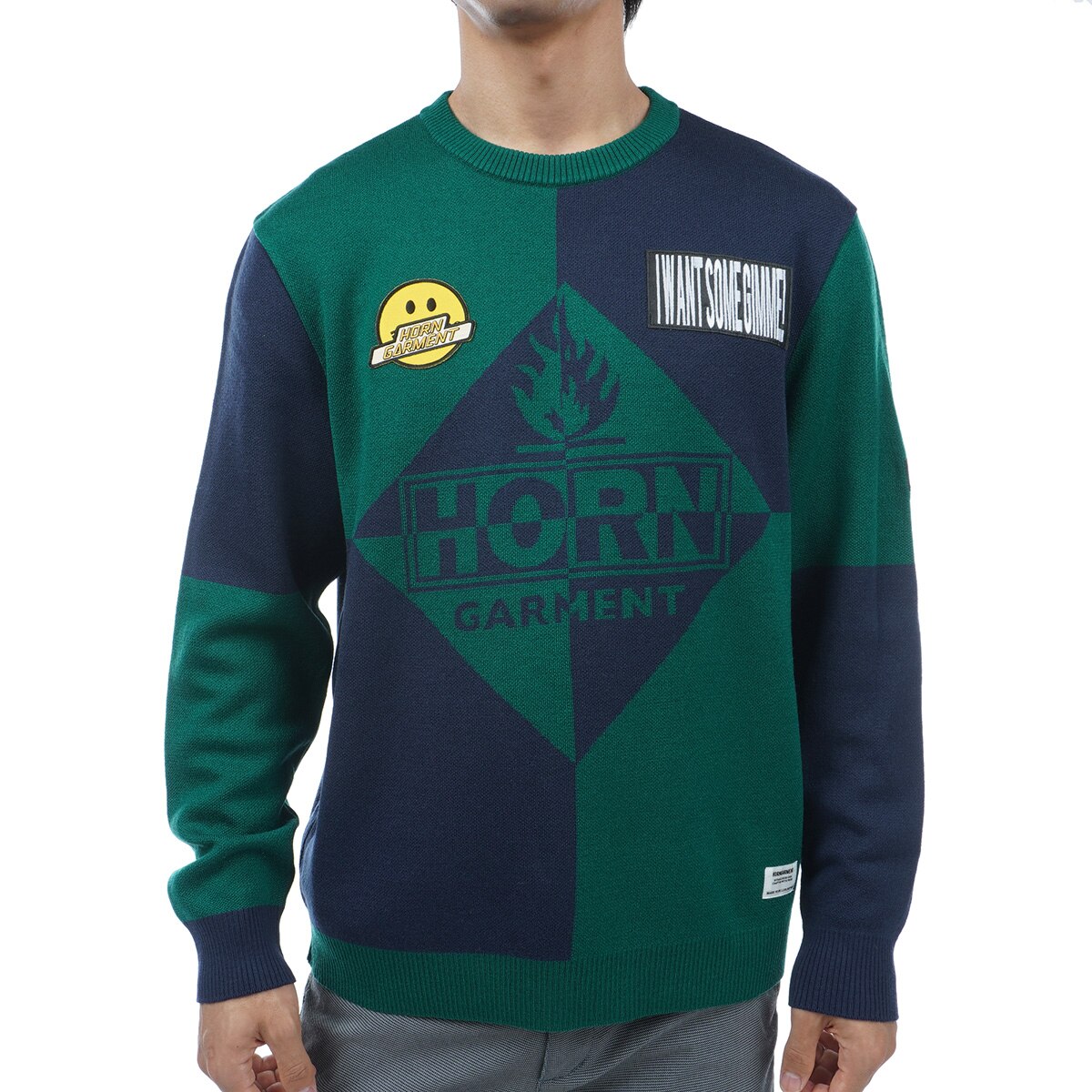 HORN GARMENT ホーンガーメント　スポーツセーター ネイビー HORN GARMENT ホーンガーメント スポーツセーター ネイビー HORN