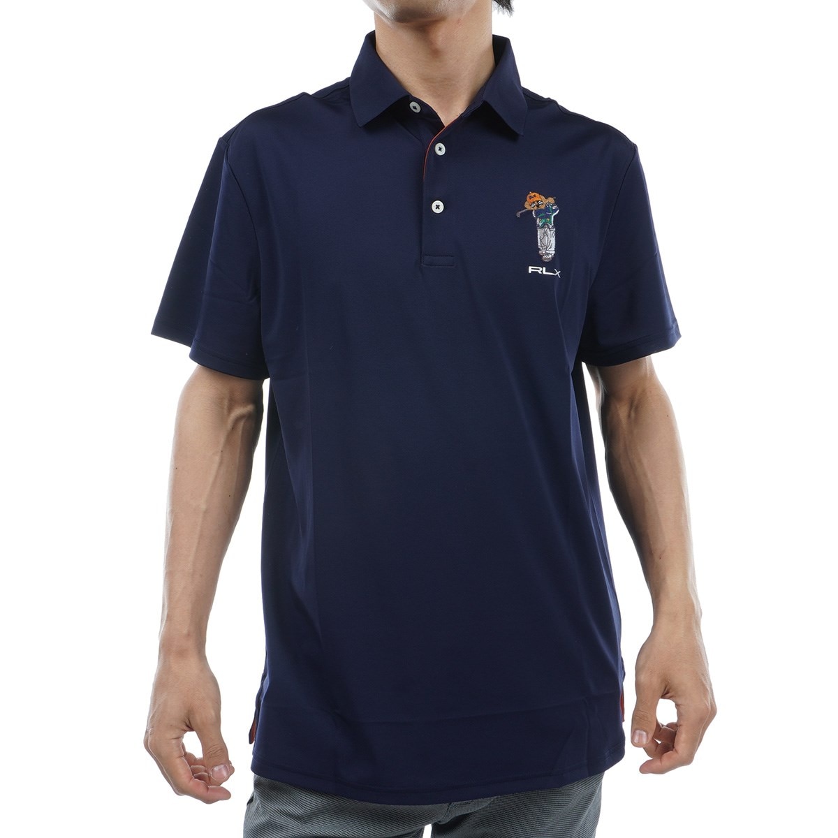 RLX カスタムスリムフィット ポロベア ストレッチ半袖ポロシャツ(ポロシャツ)