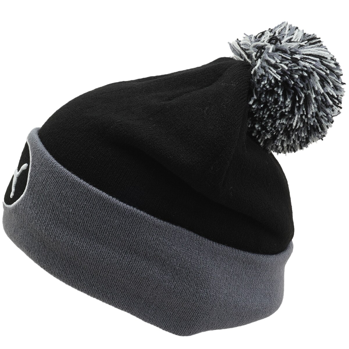 プーマ ゴルフ　コブラ　ピーニー　ニット帽 プーマ（PUMA）（メンズ）ゴルフ ニット帽 リバーシブル グラフィック ビーニー 025303-01