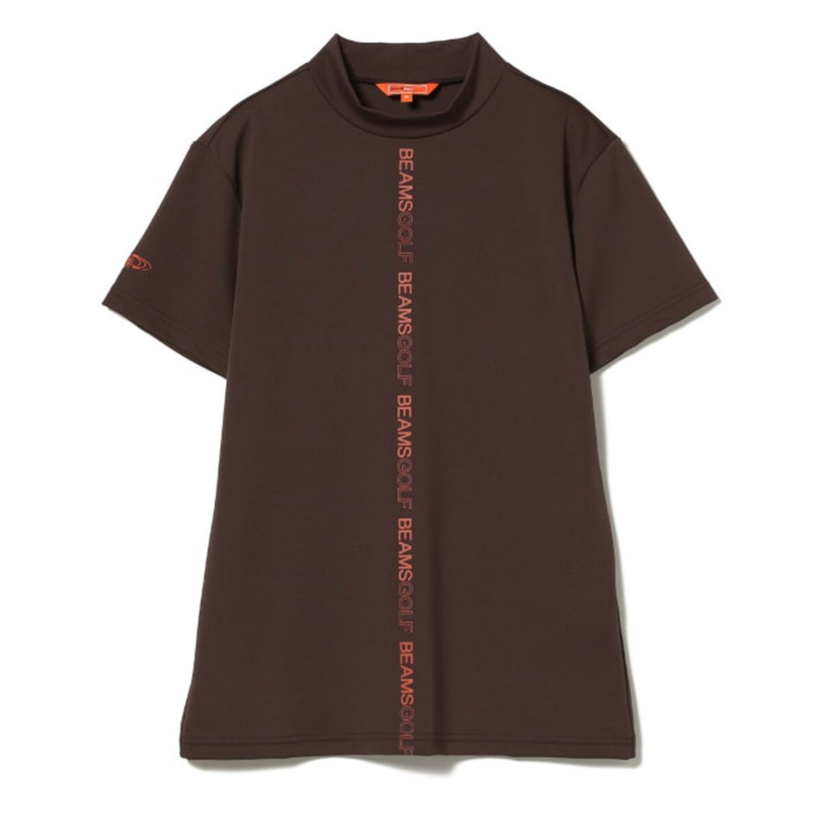 BEAMS GOLF ORANGE LABEL センター タテロゴ モックネックシャツ