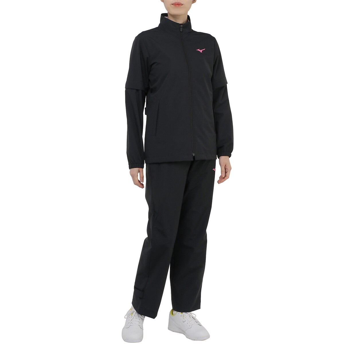 売れ筋商品 2WAY レインスーツ 上下セット レディス(レインウェア)|MIZUNO メンズウェア