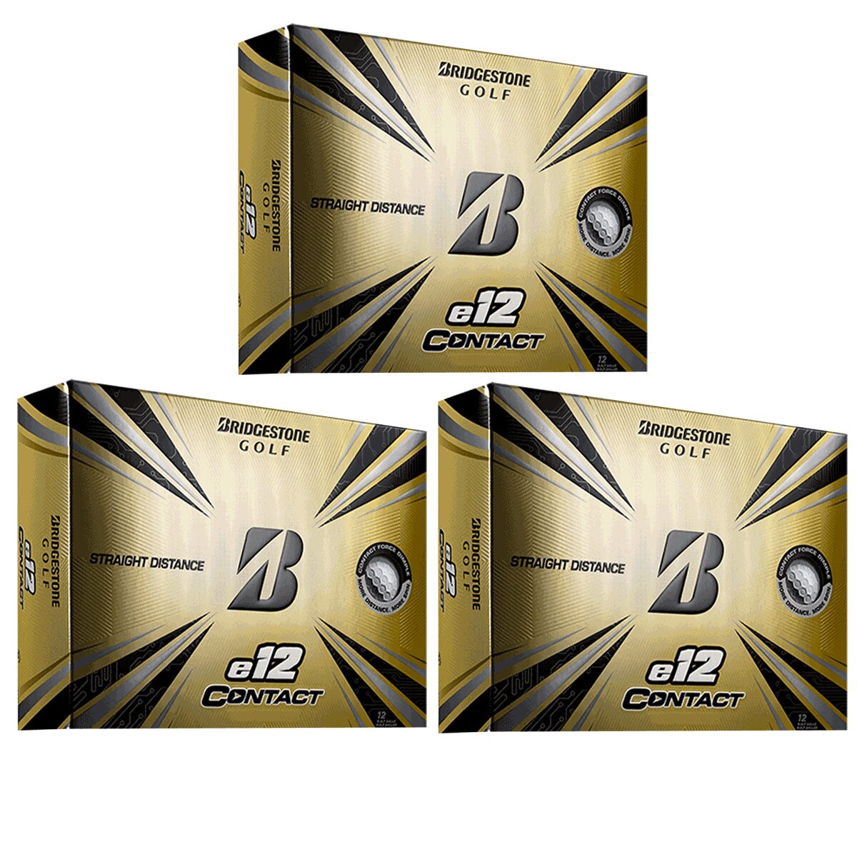 e12contact ボール 3ダースセット(ボール（新品）)|BRIDGESTONE GOLF ...