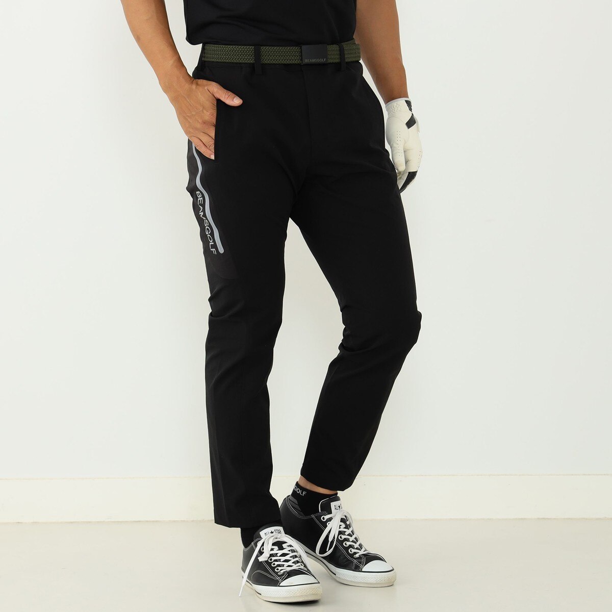 の 人気アイテムランキング BEAMS GOLF ORANGE LABEL ロゴ ジップ ストレッチパンツ(ロング レディースウェア