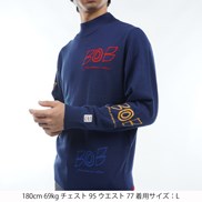 セール・アウトレット】総柄 モックネックセーター(中間着(セーター  