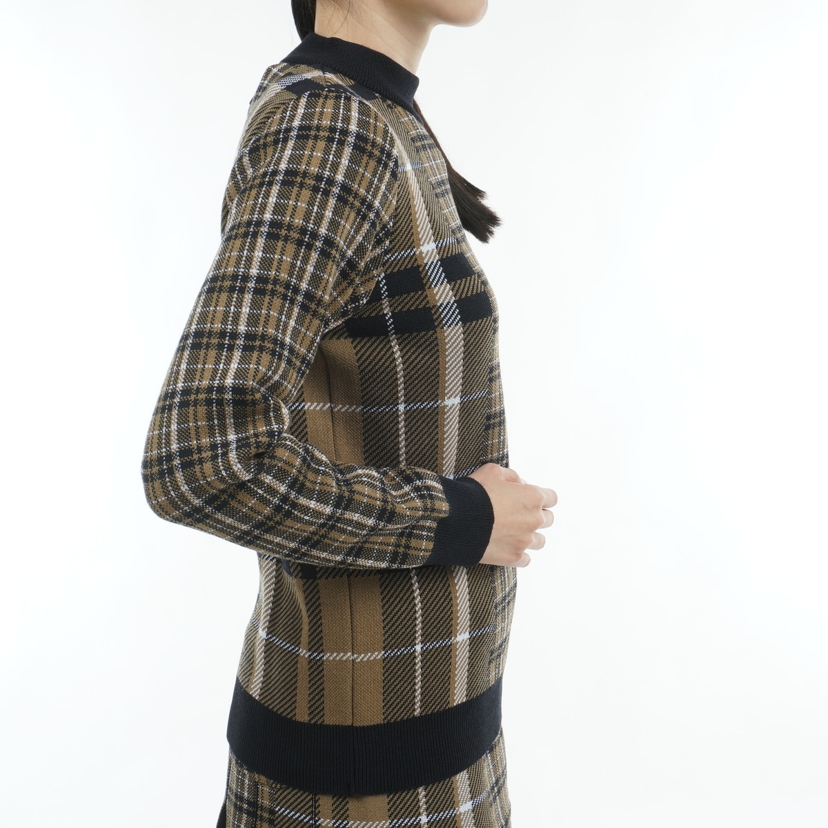セール・アウトレット】バウンドウール チェック柄 セーター