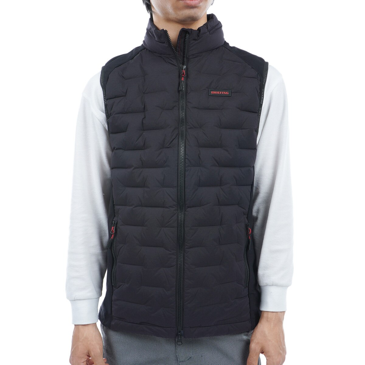 PUMA プーマ ゴルフウエア モックネック ウーブンパデッドジャケット