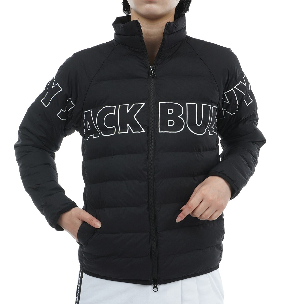 3 ジャックバニー ナイロンタフタ袋織フルジップジャケット グリーン系