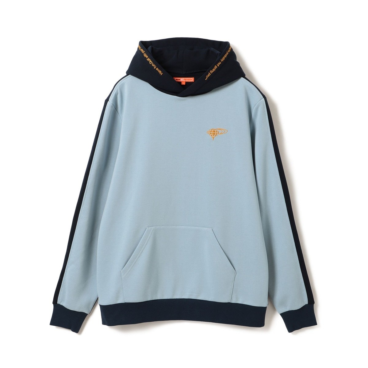 BEAMS GOLF ORANGE LABEL ハーフカラー スウェットパーカー(中間