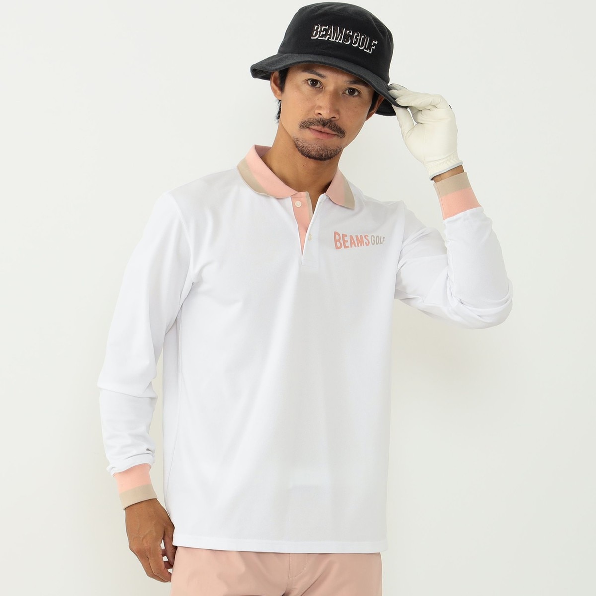 BEAMS GOLF ORANGE LABEL プライムフレックス(R)鹿の子 ロングスリーブ ポロシャツ(長袖シャツ・ポロシャツ)|BEAMS  GOLF ORANGE LABEL(ビームスゴルフ) 82120005444の通販 - GDOゴルフショップ(0000719854)