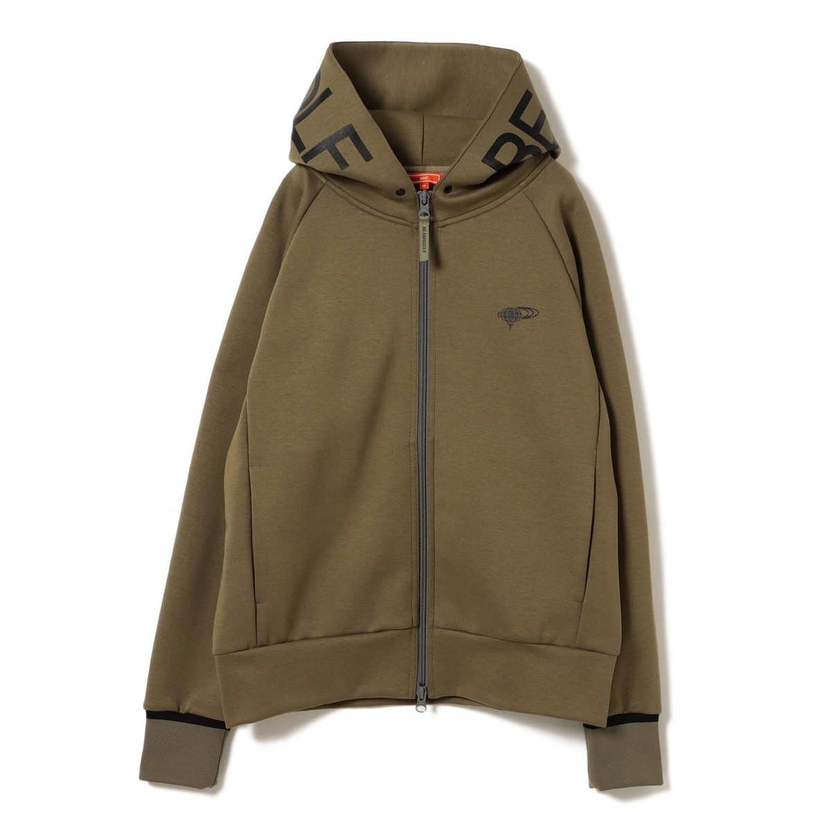 BEAMS GOLF ORANGE LABEL フード ロゴ パーカー レディス(中間着