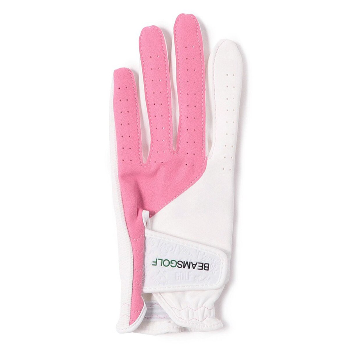 BEAMSGOLF - 新品　ビームスゴルフ　レディース　グローブ　両手 BEAMS GOLF（ビームス ゴルフ）〈WOMEN〉 ネイルスルー ゴルフ