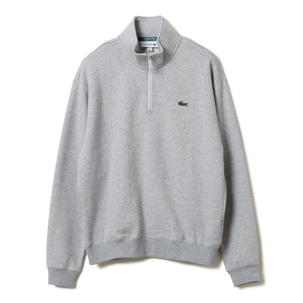 LACOSTE for BEAMS GOLF 別注 ハーフジップ スウェットシャツ レディス