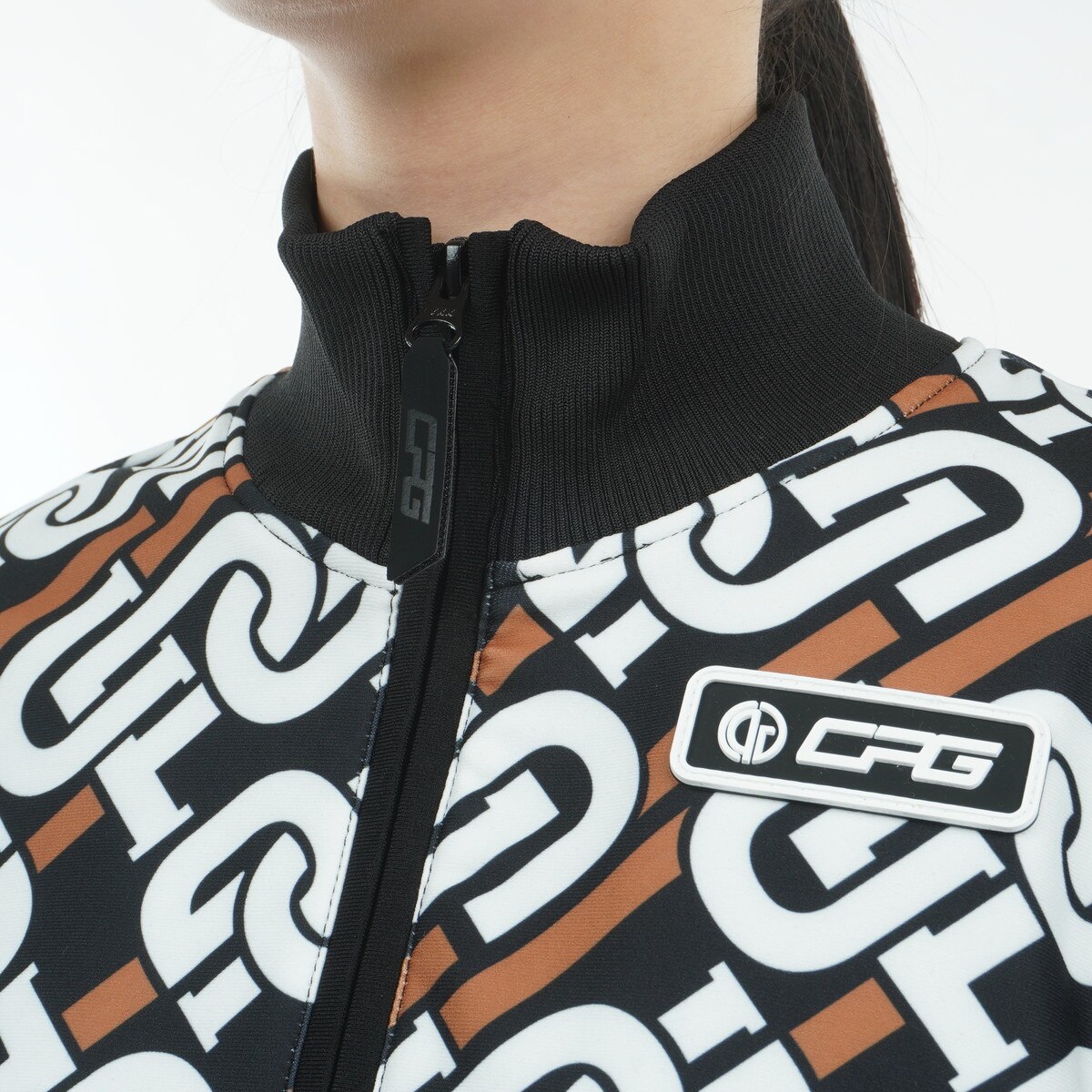 セール・アウトレット】チェーンロゴグラフィカル ストレッチブルゾン