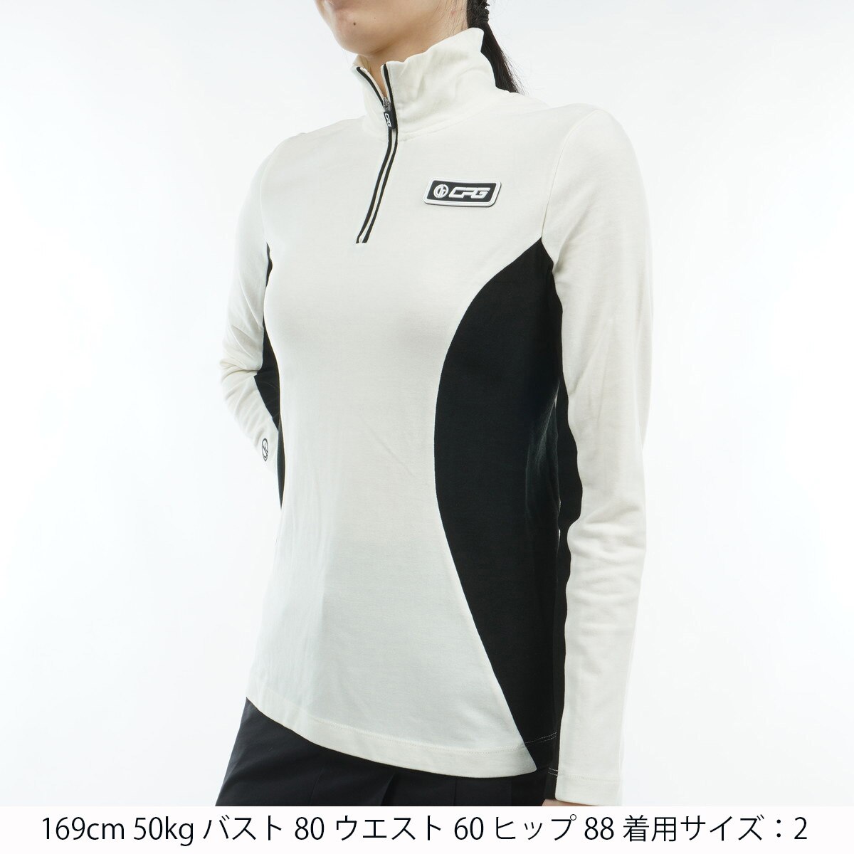 CPG GOLF ブルー 長袖シャツ サイズ2 中古 メンズ シーピージーゴルフ CPG GOLF 半袖シャツ 2(M