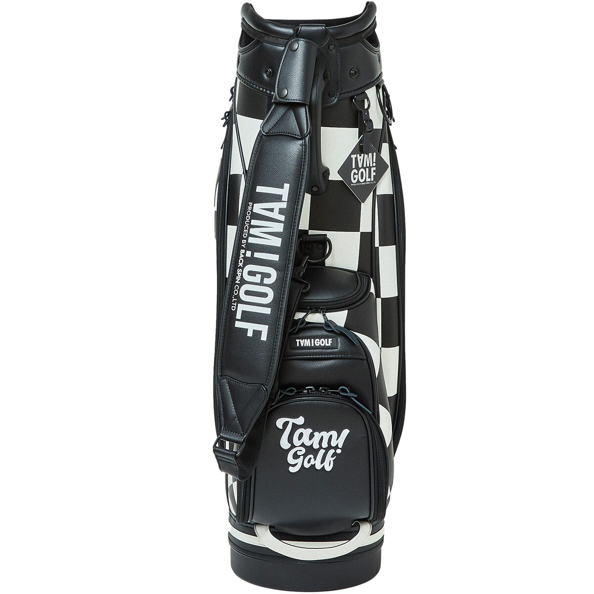 TAM！GOLF CHECKERED ツアーキャディバッグ(【男性】キャディ