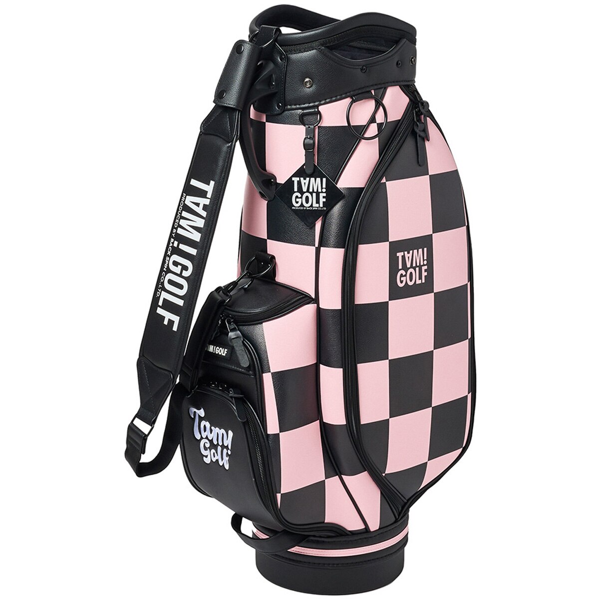 TAM！GOLF CHECKERED ツアーキャディバッグ(【男性】キャディバッグ