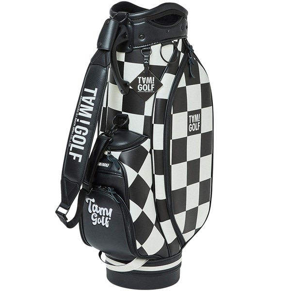 TAM！GOLF CHECKERED ツアーキャディバッグ(【男性】キャディバッグ 