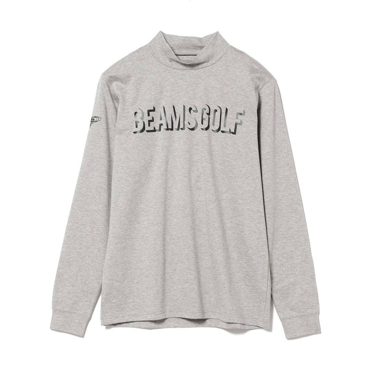 BEAMS GOLF ORANGE LABEL シャドーロゴ ポンチモックネック