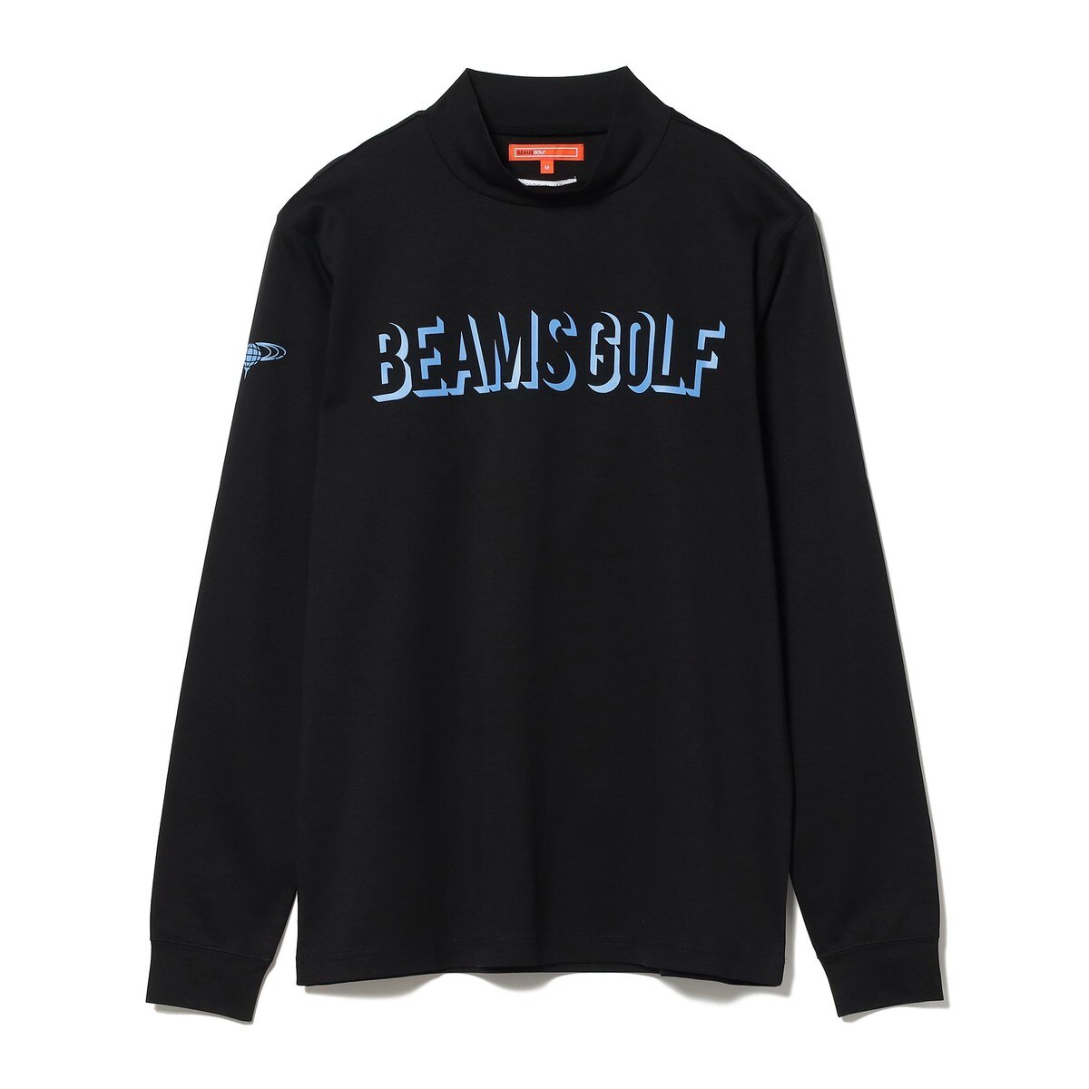 BEAMS GOLF ORANGE LABEL シャドーロゴ ポンチモックネック
