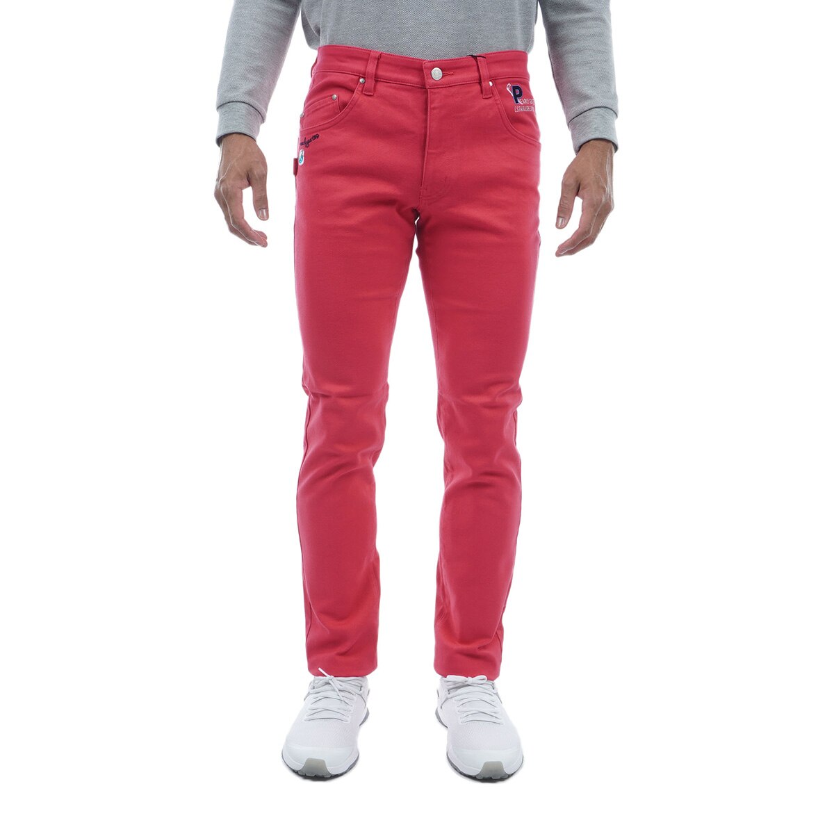 新品 パーリーゲイツ コットンストレッチツイル 表ピーチ裏起毛 パンツ(6)LL PEARLY GATES - 新品 パーリーゲイツ コットンストレッチツイル 表