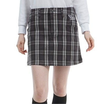 パーリーゲイツ 黄色く ゴルフミニスカート 冬物 裏起毛 ネイビー サイズ0