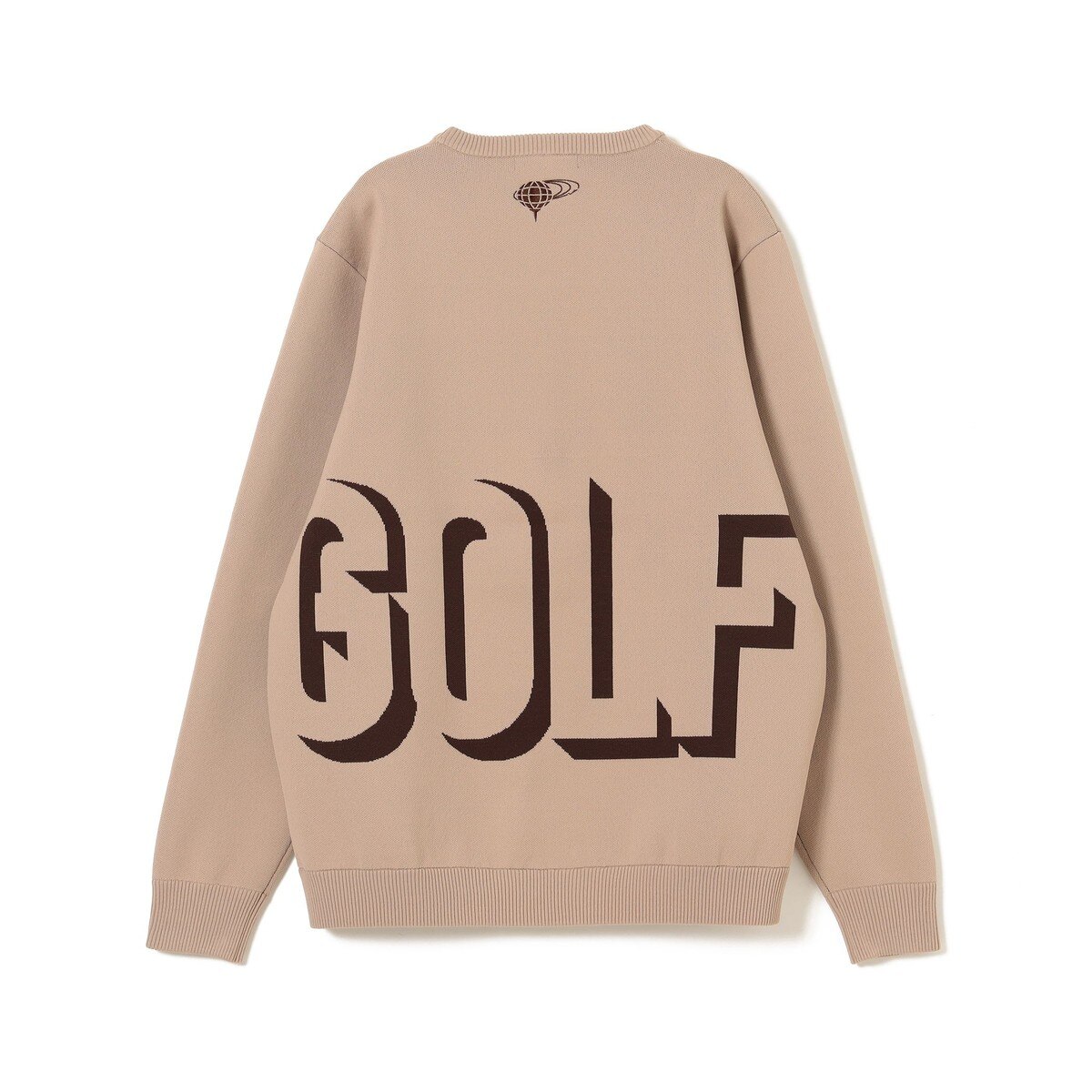 BEAMS GOLF ORANGE LABEL ビッグ シャドーロゴ ニット(中間着(セーター