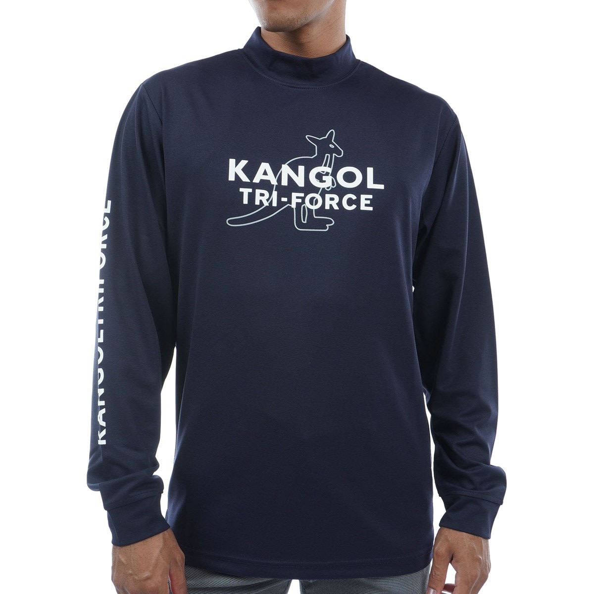 モックネック長袖Tシャツ(長袖シャツ・ポロシャツ)|KANGOL TRIFORCE