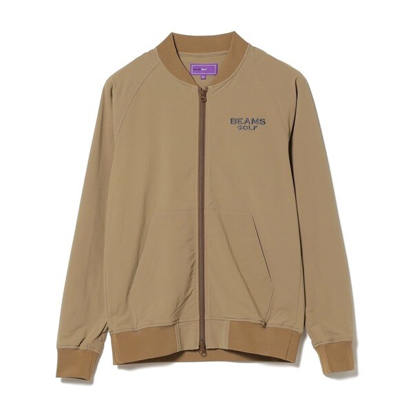 BEAMS GOLF 容易く ビームスゴルフ ジップジャケット ベージュ L 