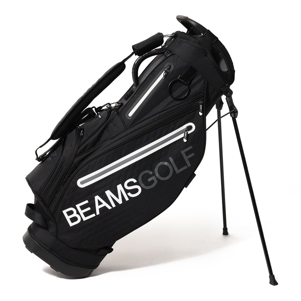 限定SALEセールBEAMS GOLF / new スタンド キャディバッグ 3■シルバー バッグ