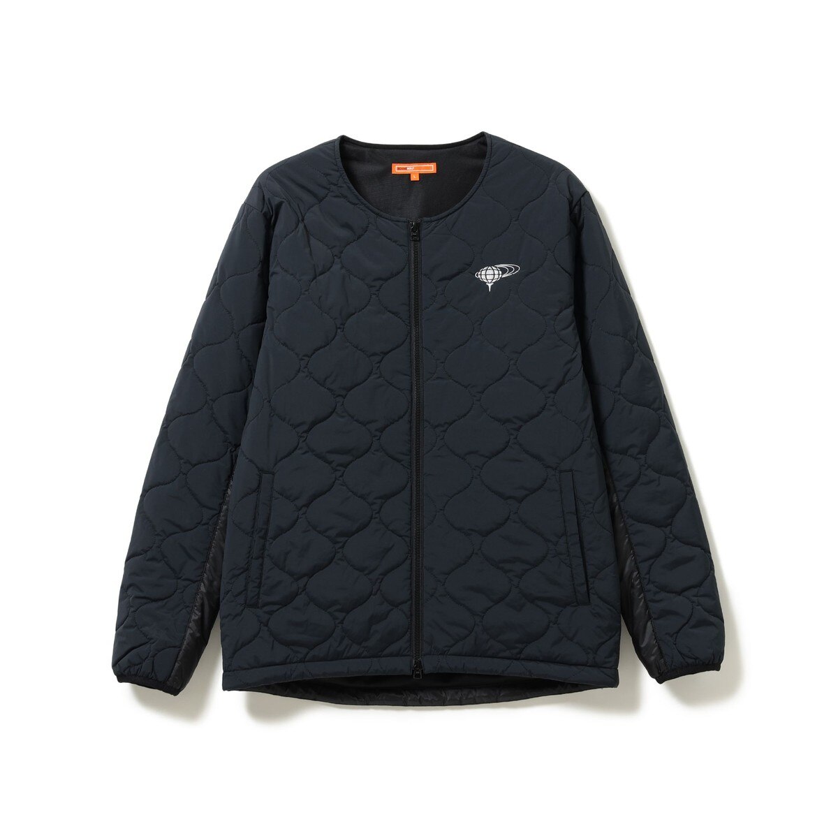 BEAMS GOLF ORANGE LABEL ウェーブキルト パデッド ストレッチジップ